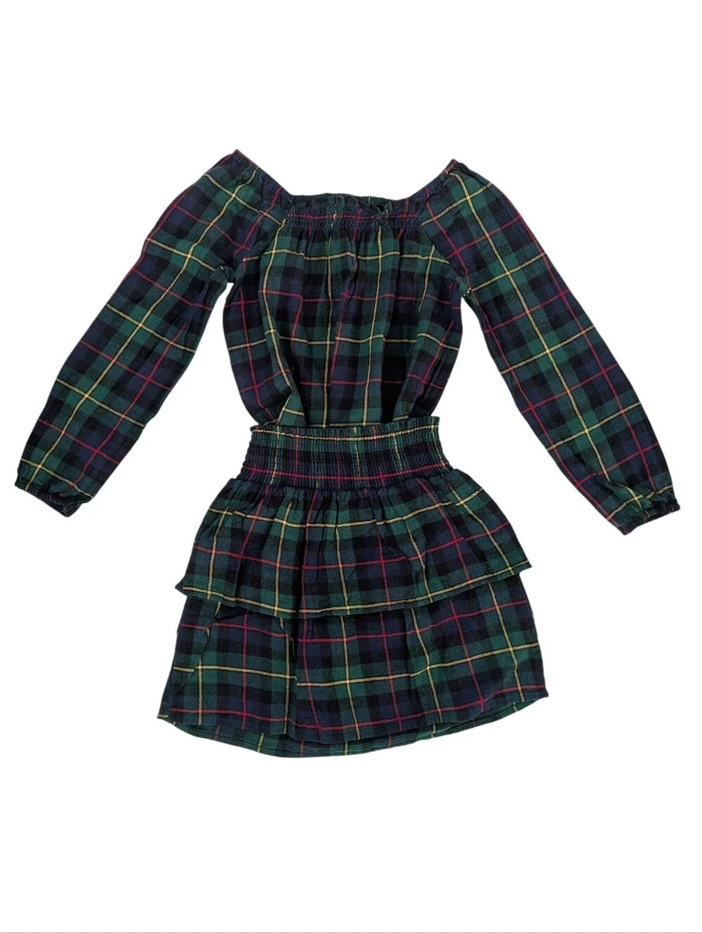 ✨ The Children’s Place Girls Plaid 2-Piece Matching Skirt Set - Size M/7/8 ✨